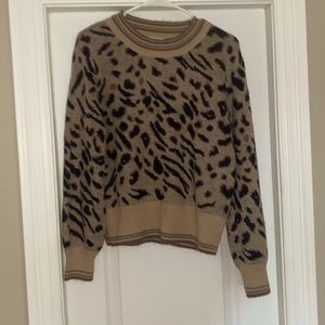Leopard print sweater